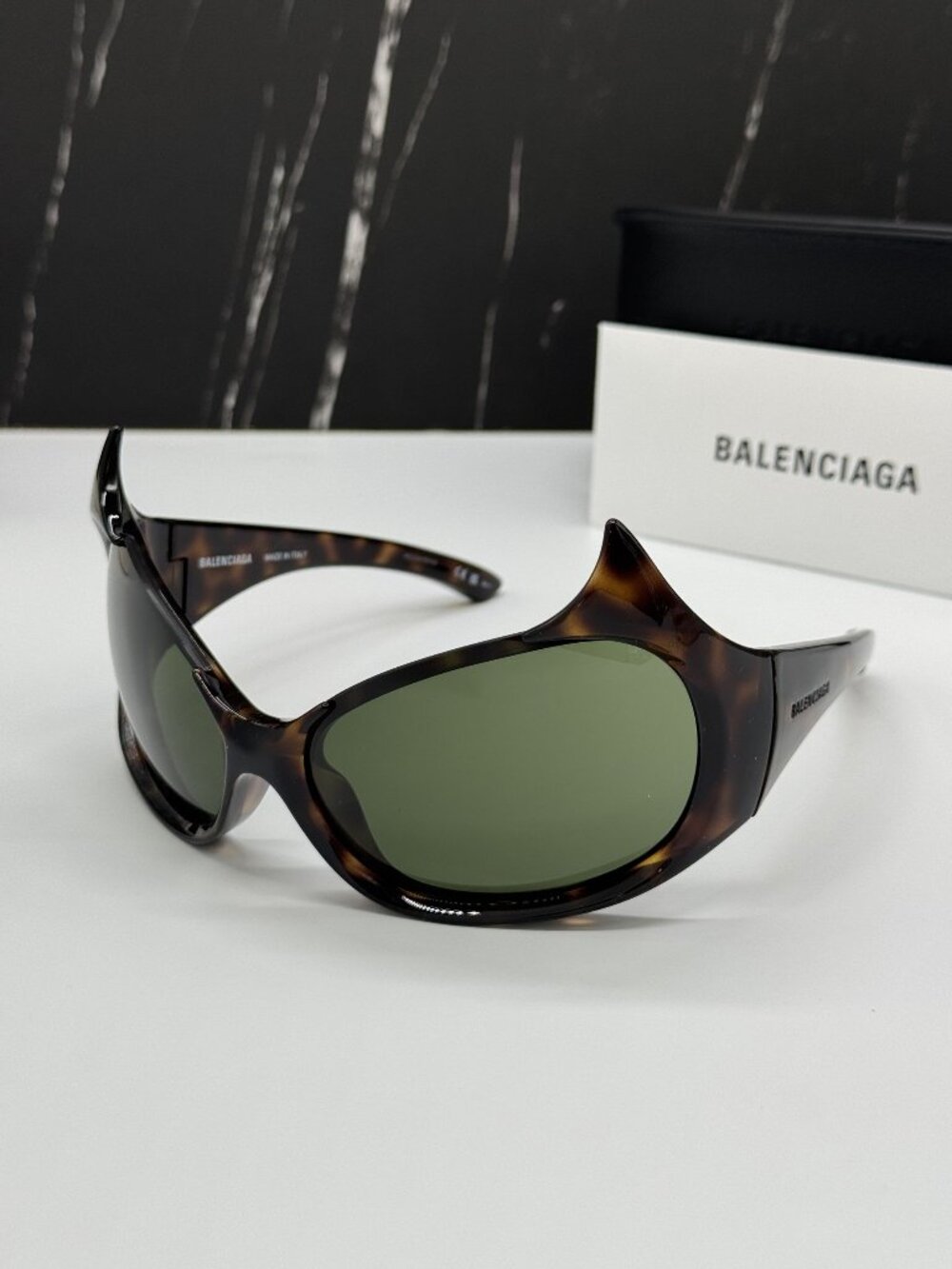 NEW BALENCIAGA BB0284S 002 HAVANA UNISEX SUNGLASSES BALENCIAGA EYEWEAR - Picture 1 of 11
